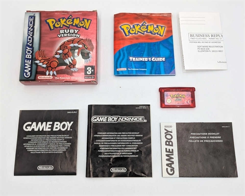 Pokemon Ruby Version - Original Æske - GameBoy Advance spil (A Grade) (Genbrug)